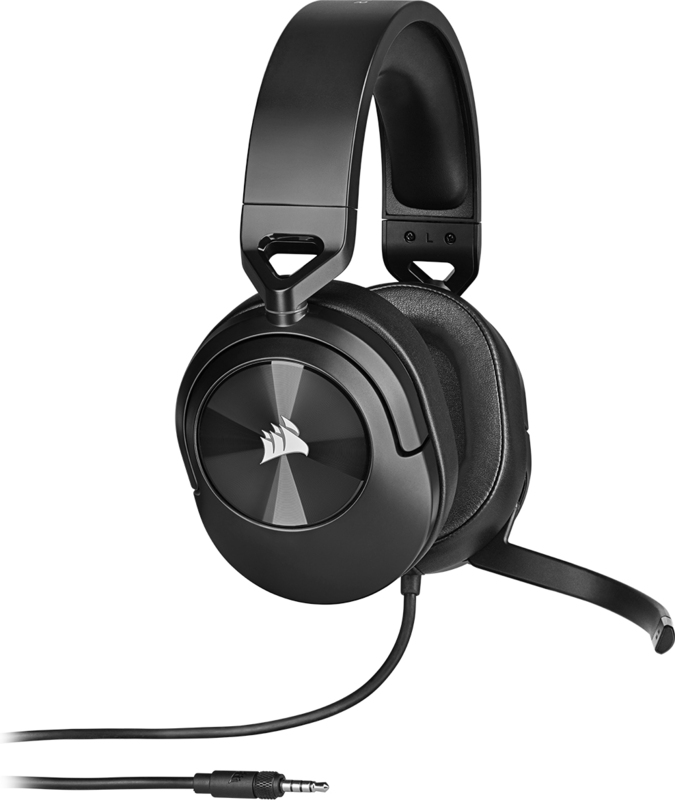 Corsair hs55 stereo headset 3 5mm jack 2 orig - Corsair HS55 Stereo Wired Gaming Headset Carbon