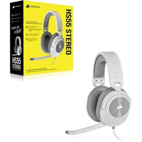 HS55 Stereo Gaming Headset - Wit, 50mm Drivers, 3.5mm - afbeelding 4