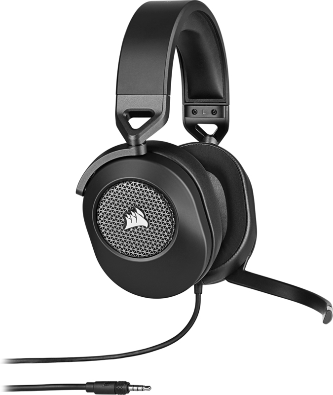 Corsair hs65 surround headset 774189 2 orig - Corsair HS65 Surround Bedraad Carbon