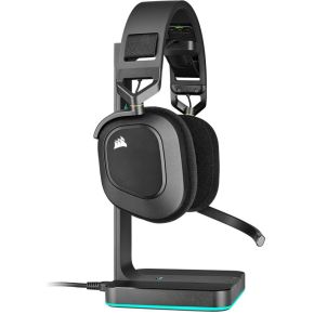 HS80 RGB Wireless Premium Gaming Headset with Spatial Audio — Carbon - afbeelding 3