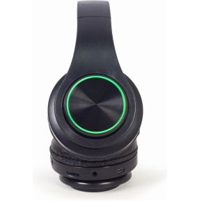 BHP-LED-01 Bluetooth Stereo Headset with LED Light Effect, Zwart - afbeelding 6