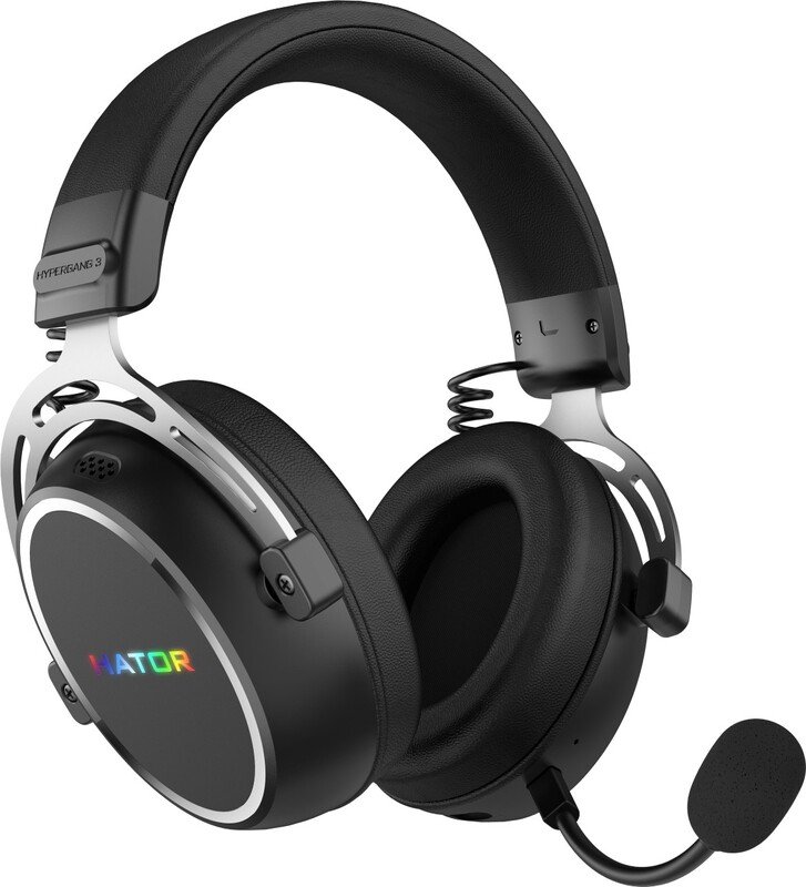 Hator hypergang 3 wireless headset - HATOR Hypergang 3 Wireless Noise Cancelling RGB Gaming Headset Zwart