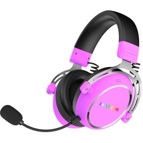 Hypergang 3 Wireless Noise Cancelling RGB Gaming Headset Cyber Violet - afbeelding 2
