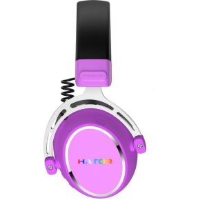 Hypergang 3 Wireless Noise Cancelling RGB Gaming Headset Cyber Violet - afbeelding 4