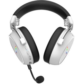 Hypergang 3 Wireless Noise Cancelling RGB Gaming Headset Wit - afbeelding 6