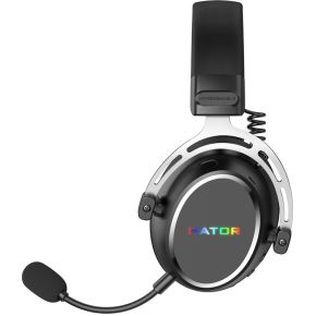 Hypergang 3 Wireless Noise Cancelling RGB Gaming Headset Zwart - afbeelding 3