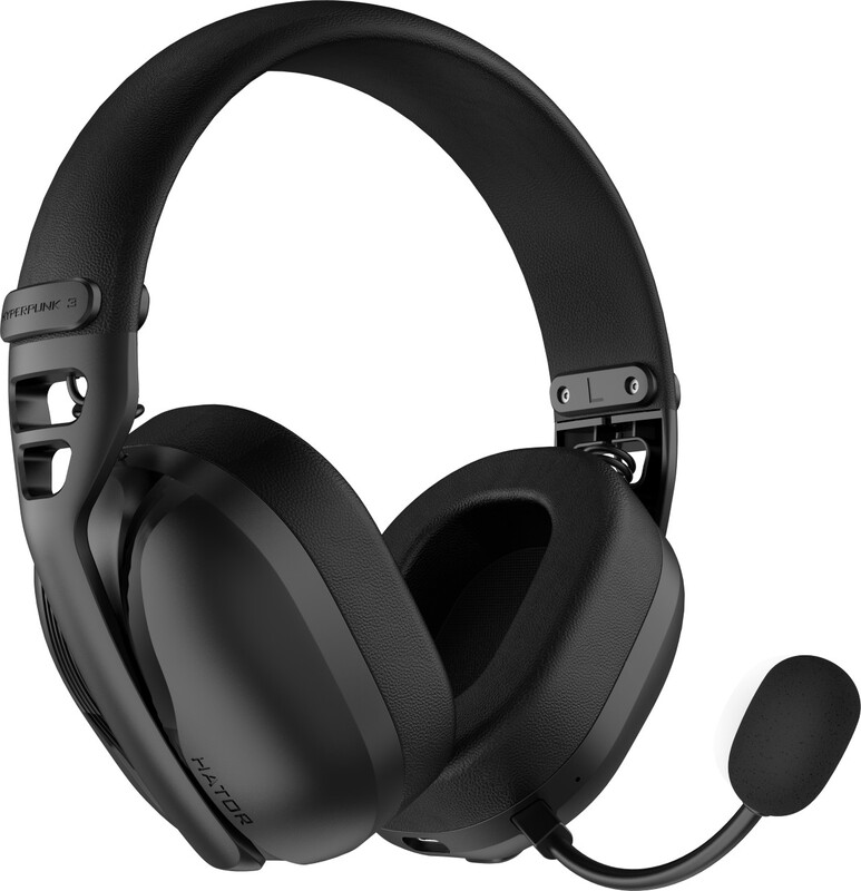 Hator hyperpunk 3 wireless headset 774364 2 orig - HATOR Hyperpunk 3 Wireless RF/BT Noise Cancelling Gaming Headset Zwart