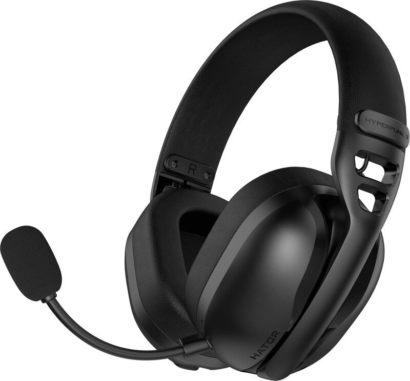 Hator hyperpunk 3 wireless headset 774364 - HATOR Hyperpunk 3 Wireless RF/BT Noise Cancelling Gaming Headset Zwart