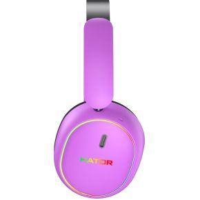 Phoenix 2 Wireless RF/BT Noise Cancelling RGB Gaming Headset Cyber Violet - afbeelding 7
