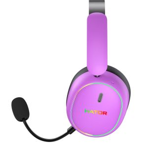 Phoenix 2 Wireless RF/BT Noise Cancelling RGB Gaming Headset Cyber Violet - afbeelding 8