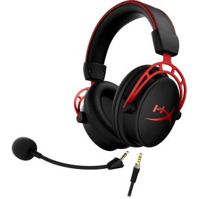 Cloud Alpha Bedrade Gaming Headset in Zwart/Rood - afbeelding 4