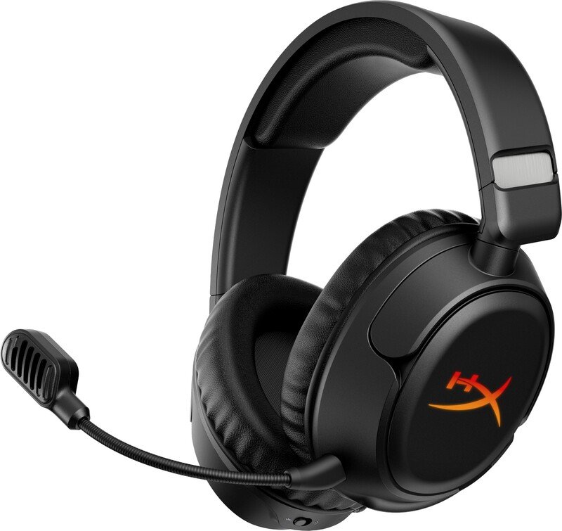HyperX Hyperx Cloud Flight 2 – Draadloze Gaming Headset Met Rgb Covers, Tot 100U Batterijduur, 2.4Ghz & Bluetooth –Multi‑Platform- Zwart