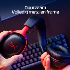 Cloud III Bedrade Gaming Headset in zwart/rood - afbeelding 3