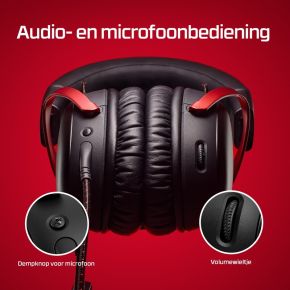 Cloud III Bedrade Gaming Headset - Zwart - afbeelding 4