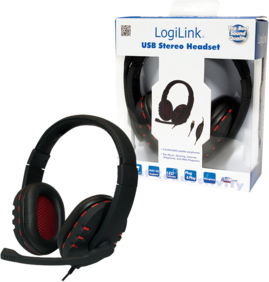 Logilink hs0033 stereofonisch hoofdband 2 orig - LogiLink HS0033 Bedraad Zwart