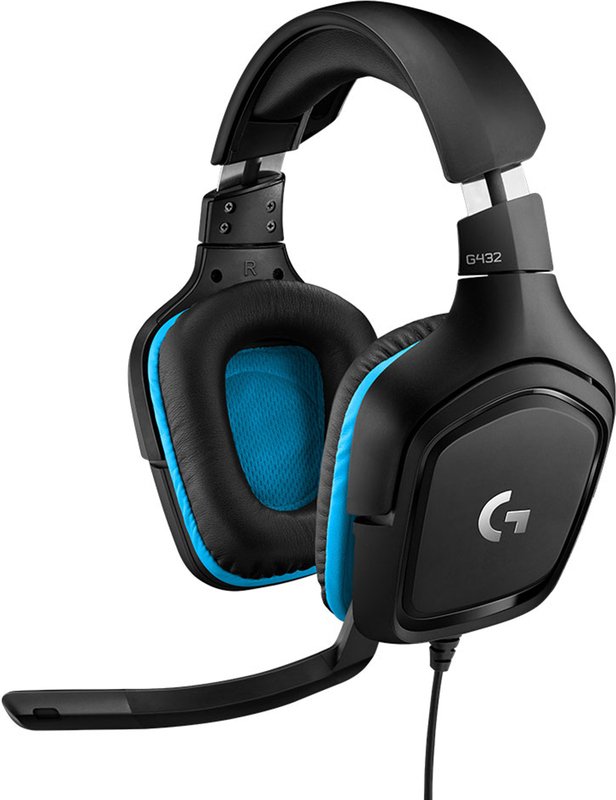Logitech g432 7 1 surround sound wired - Logitech G432 7.1 Surround Sound Gaming Headset