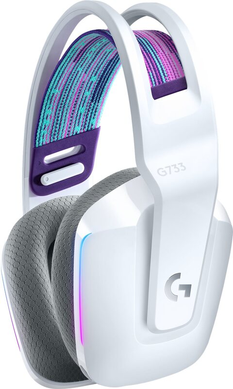Logitech g733 lightspeed draadloze head 774464 3 orig - Logitech G733 Wit Draadloze Gaming Headset
