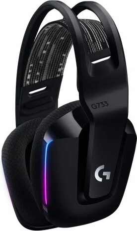 Logitech g733 lightspeed wireless heads 2 orig - Logitech G733 LIGHTSPEED Draadloos RGB Gaming Headset Zwart