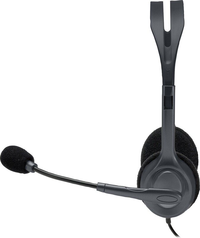 Logitech h111 stereo headset noise canc 4 orig - Logitech H111 Bedraad Grijs