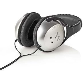 HPWD1201BK Bedrade Over-ear Koptelefoon Zilver/Zwart