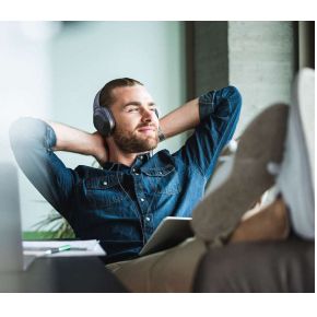 2000 series TAH2005BK Koptelefoon met snoer en over-ear - afbeelding 2