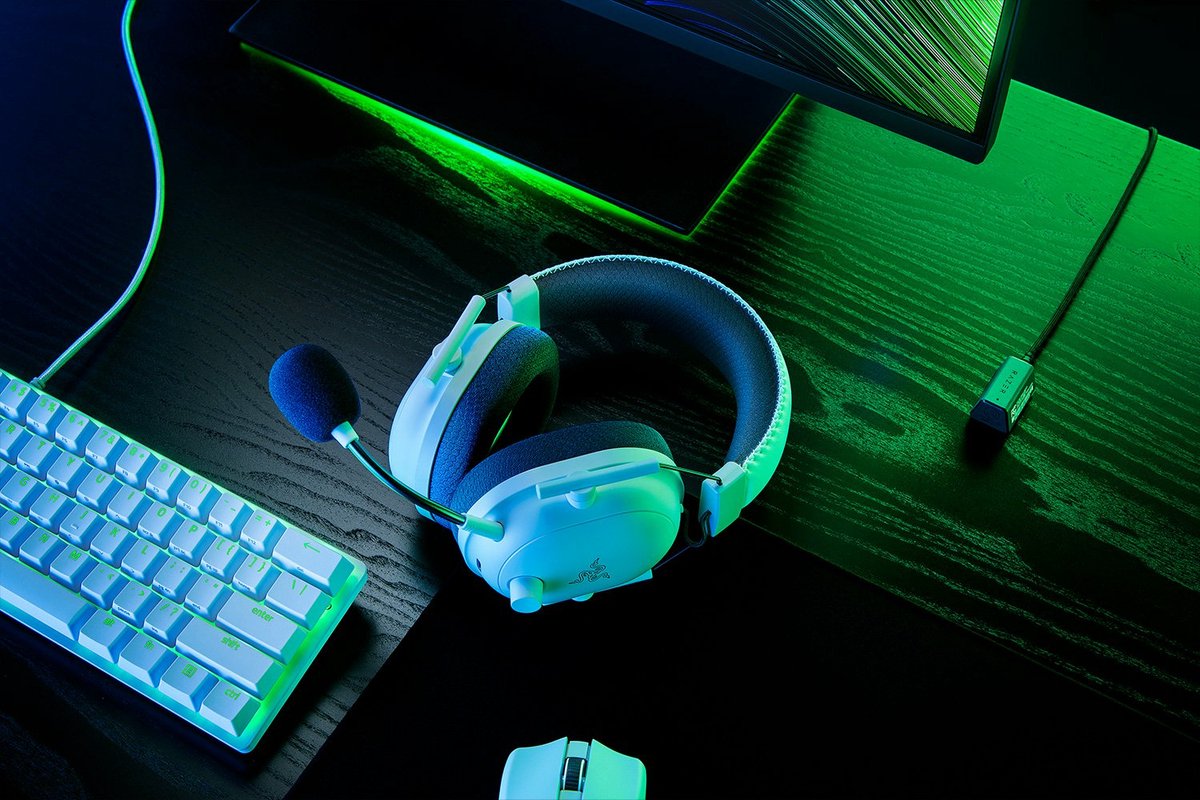 Razer blackshark v2 pro draadloze he 10 orig - Razer Blackshark V2 Pro Headset (wit)