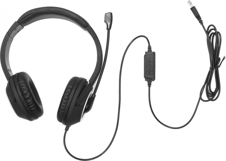 Sandberg 126 16 usb chat headset zwart 4 orig - Sandberg USB Chat Bedraad Zwart