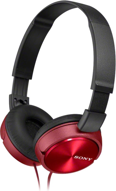 Sony mdr zx310ap on ear koptelefoon 774356 - Sony MDR-ZX310APR Bedraad Rood