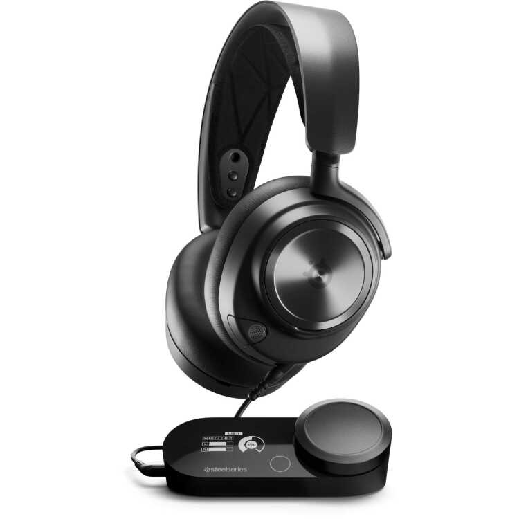 Arctis Nova Pro Bedrade Gaming Headset met GameDAC Gen 2, Hi-Res Audio, ANC, en ClearCast Gen 2 Mic - Zwart