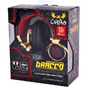 Tt eSPORTS DRACCO Signature Hoofdtelefoons Bedraad Hoofdband Gamen Zwart, Goud, Rood - afbeelding 5