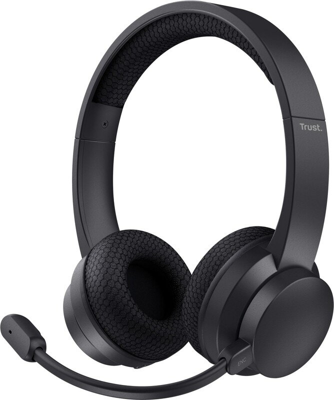 Trust ayda draadloze enc headset pc - Trust Ayda Wireless ENC Zwart