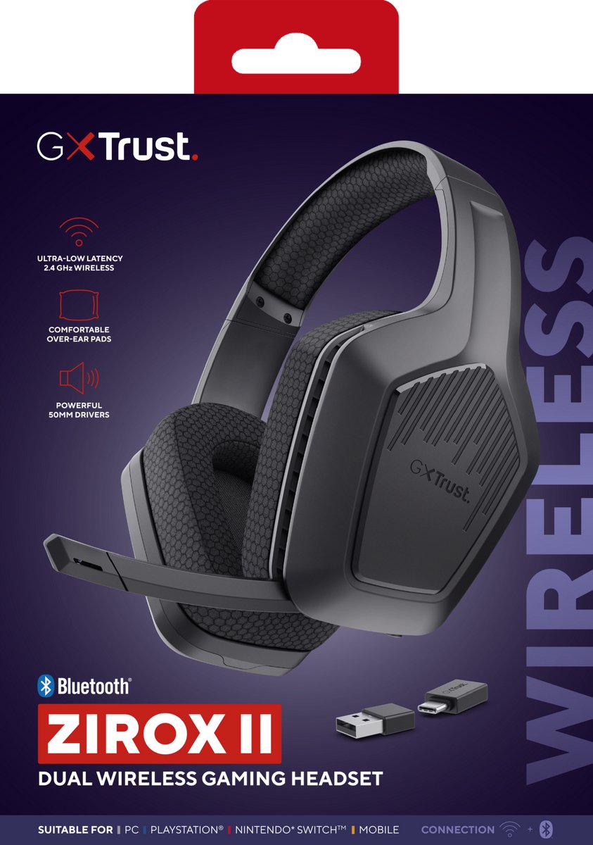 Trust gxt 425 zirox ii headset draad 4 orig - Trust Gxt 425 Zirox II Headset (zwart)