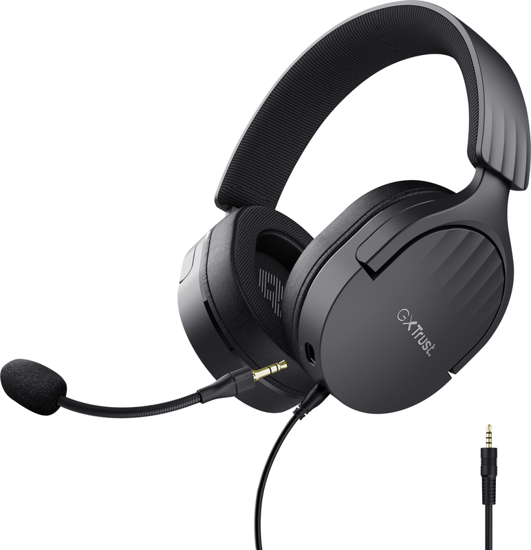 Trust gxt 489 fayzo headset multipla 2 orig - Trust GXT 489 Fayzo Bedraad Zwart