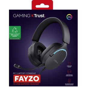 GXT 490 Fayzo 7.1 RGB Bedraad Zwart - afbeelding 7