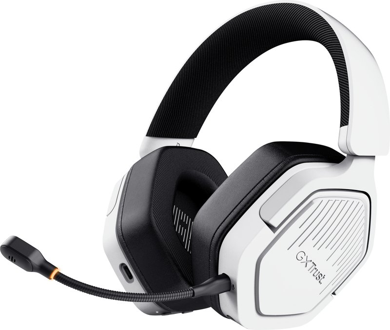Trust gxt 493w carus draadloze heads - Trust GXT 493W Carus Draadloos Wit