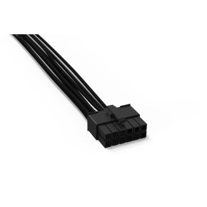 Be quiet bc070 0 6m 2 orig - be quiet! BC070 60 cm GPU-voedingskabel (zwart)