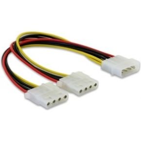 Delock 82100 y kabel voeding 2x 4