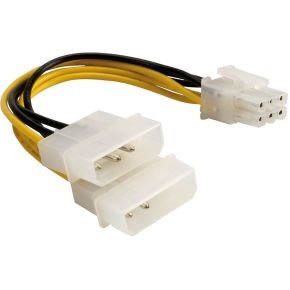 Delock 82315 stroomkabel voor pci exp