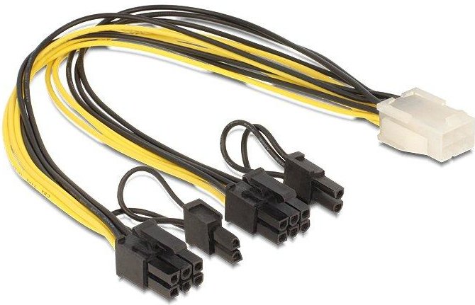 Delock 83433 pci express voedingskabe