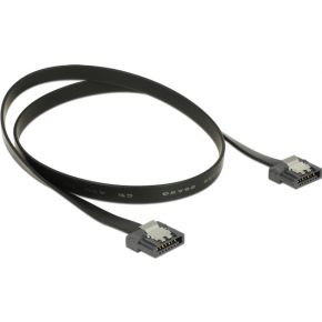Delock 83841 sata 6 gb s kabel 2 orig - DeLOCK SATA III 50 cm SATA-kabel (zwart)