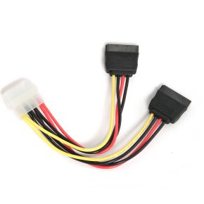 Gembird molex naar sata kabel 3 orig - Gembird cc-SATA-psy 15 cm Voedingskabel