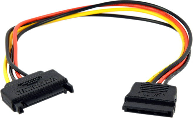Gembird sata 0 3 cm 0 3m 2 orig - Gembird CC-SATAMF-01 30 cm Voedingskabel