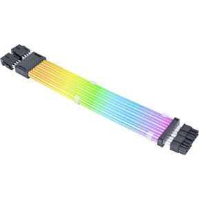 Lian li lian li strimer wireless 2x 8 2 orig - Lian Li Strimer Wireless CPU 2X8 ARGB 26 cm Voedingskabel (zwart)