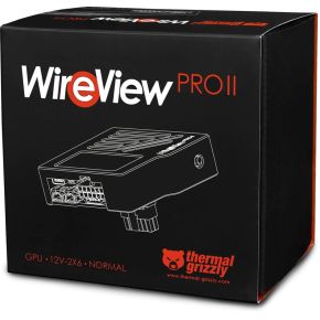 Thermal grizzly wireview pro ii gpu 12v 2x6 7 orig - Thermal Grizzly TG-WV-P2-H19N GPU-voedingskabel (zwart)