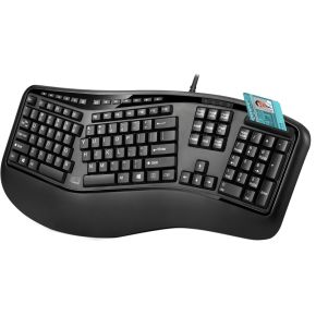 AKB-150SB-TAA Desktop Ergonomic Smart Card Reader Toetsenbord - afbeelding 2