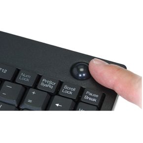 EasyTrack 3100 Mini Trackball toetsenbord Draadloos Zwart Toetsenbord - afbeelding 3