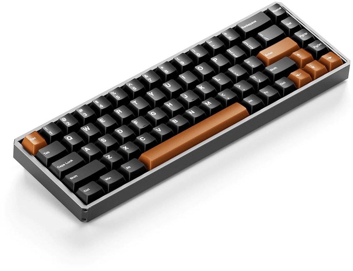 Akko mod68 he misty black brown 65 4 orig - AKKO Mod68 He Misty Black Brown 65% Astrolink Magnetische Toetsenbord