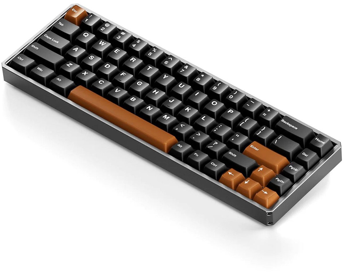 Akko mod68 he misty black brown 65 8 orig - AKKO Mod68 He Misty Black Brown 65% Astrolink Magnetische Toetsenbord