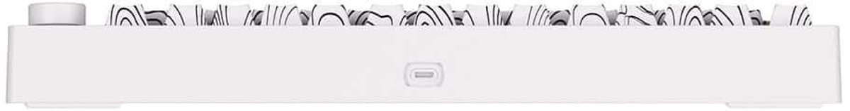 Akko monsgeek m1 v5 contour lines w 8 orig - AKKO Monsgeek M1 V5 Contour Lines White RGB Draadloos Toetsenbord