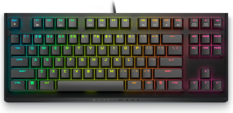 Alienware 420k mechanisch toetsenbord te - Alienware AW420K TKL Toetsenbord Zwart